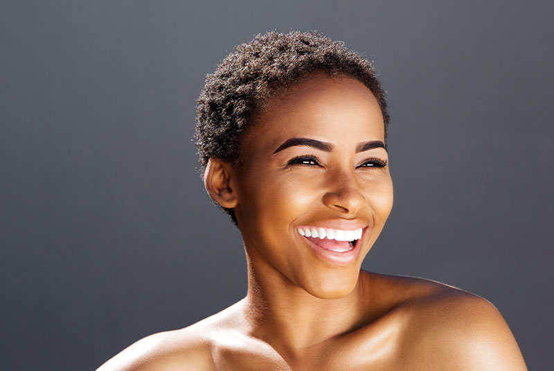 dental patient smiling